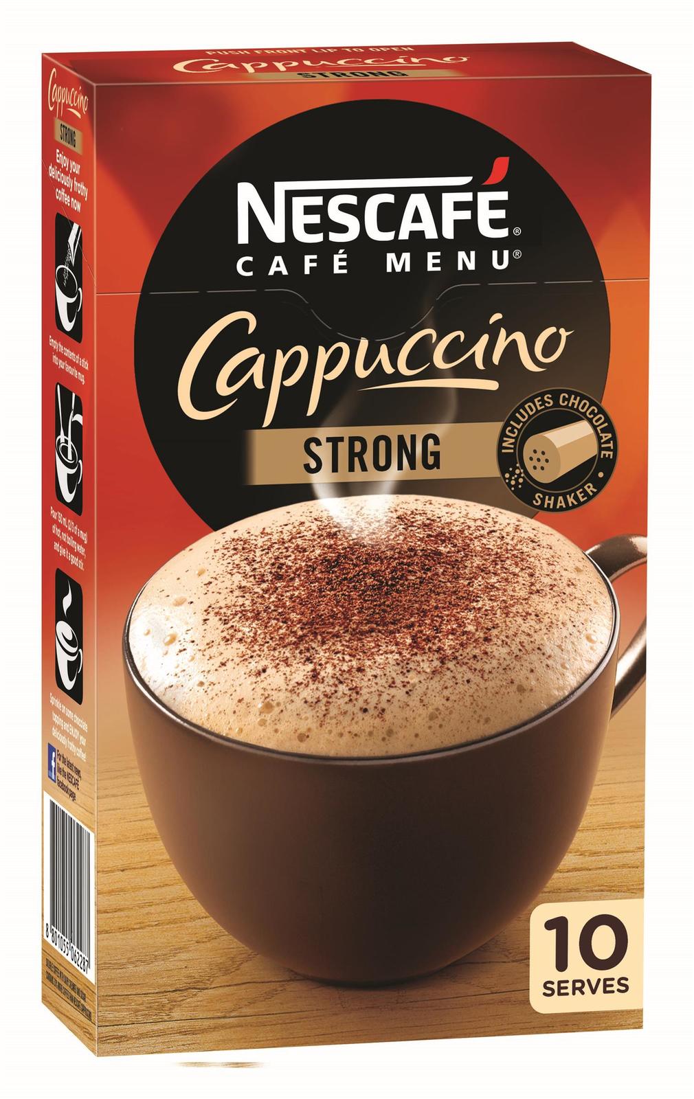 Nescafe Café Menu (Cappucino Strong, 10pk) image
