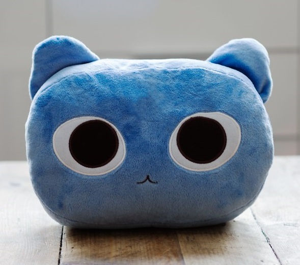 Cat Nap Cushion - Blue image