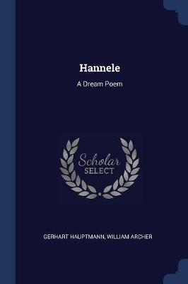 Hannele on Paperback by Gerhart Hauptmann