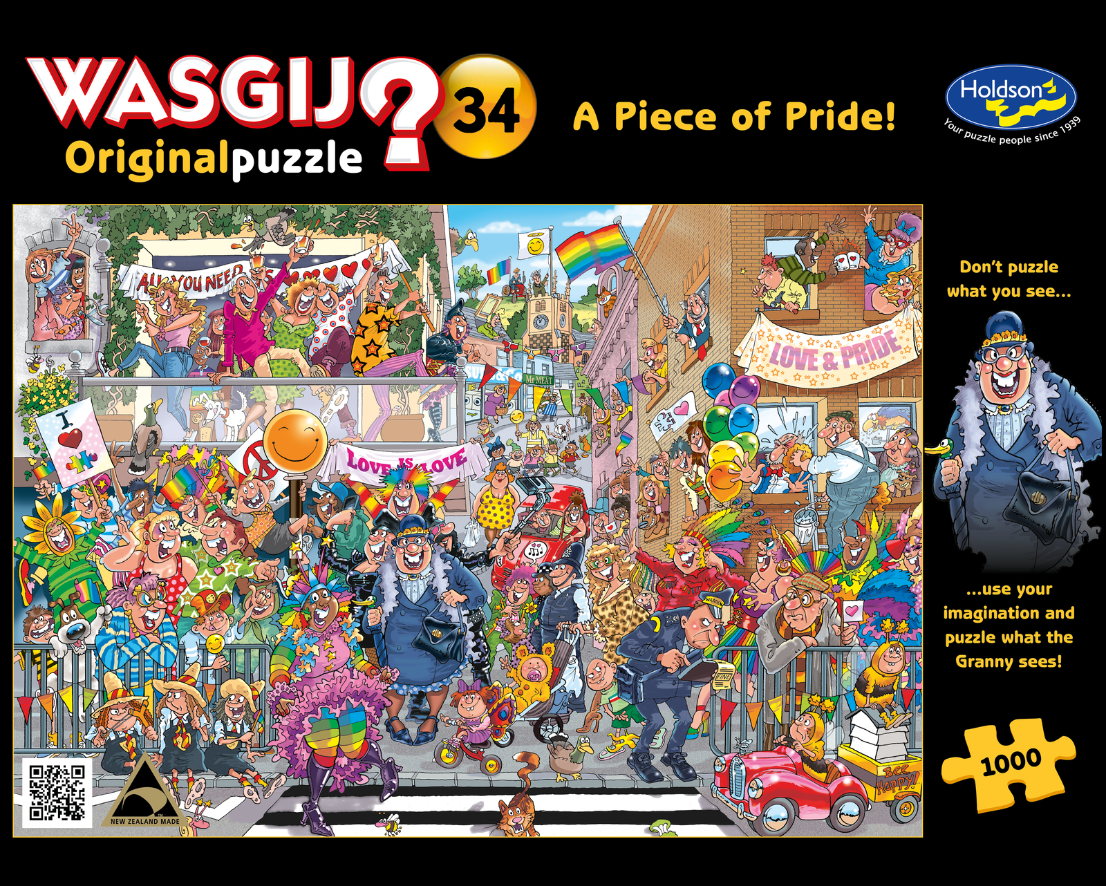 Wasgij: 1000 Piece Puzzle - Original #34 (A Piece of Pride) image