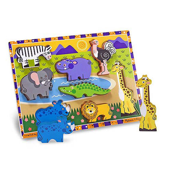 Melissa & Doug: Safari - Chunky Puzzle image