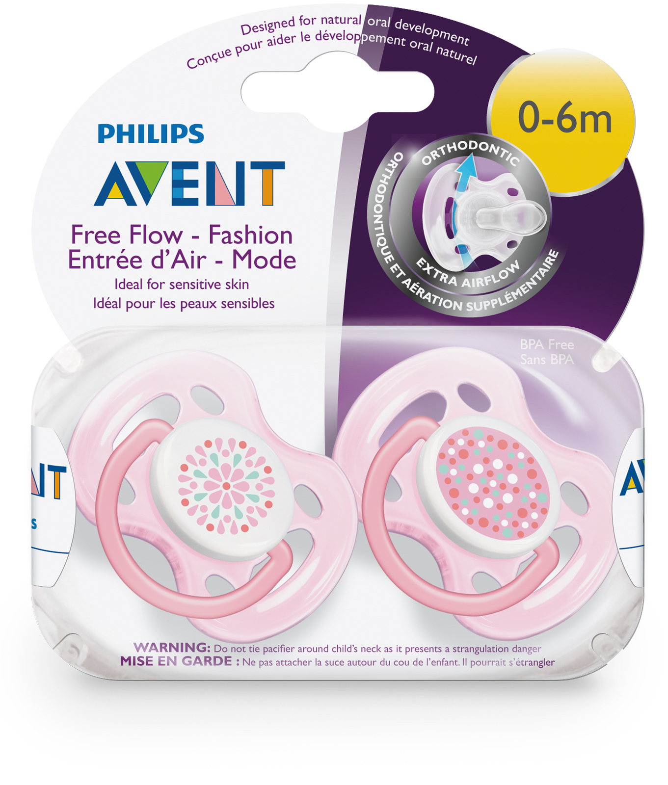 Avent: 0-6m Freeflow Soothers (2 Pack)