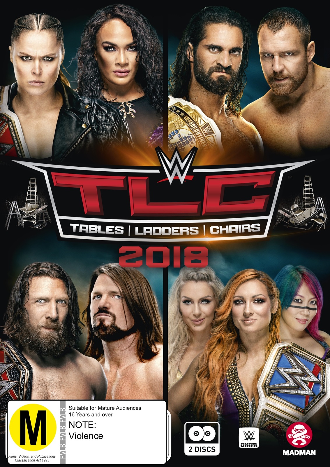WWE: TLC Tables, Ladders & Chairs 2018 on DVD image