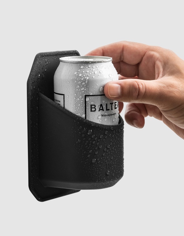Buy Tooletries Shower Beer Holder Charcoal at Mighty Ape Australia