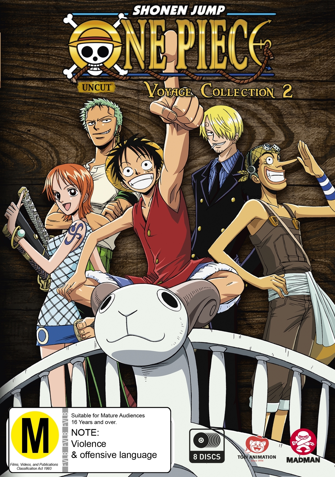One Piece: Voyage - Collection 2 (Episodes 54-103) on DVD image