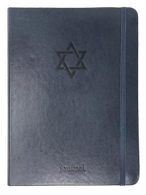 The Star of David Essential Journal (Navy Leatherluxe(r)) by Ellie Claire image