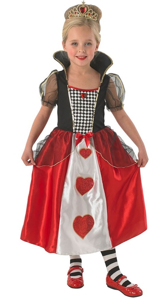 Disney: Queen of Hearts Girls Costume - (Small) image