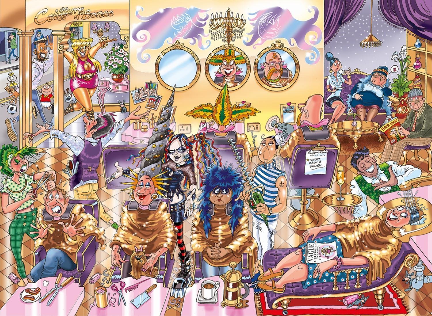Wasgij: 1000 Piece Puzzle - Back To... (Barbers & Beehives) image