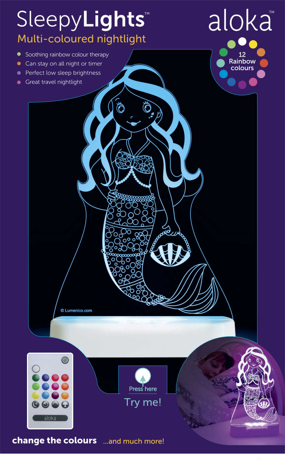 Aloka: Night Light - Mermaid