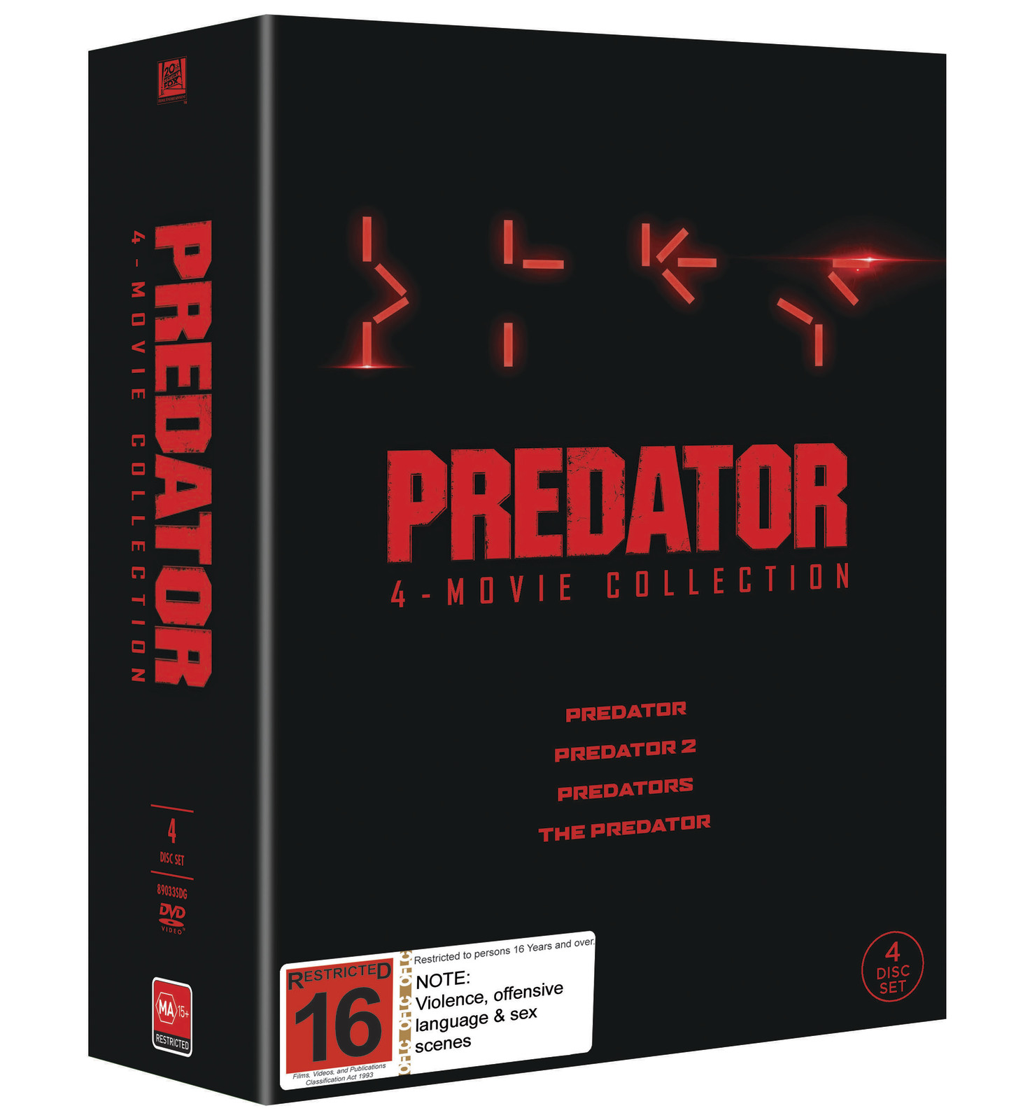 Predator 1-4 Boxset on DVD image