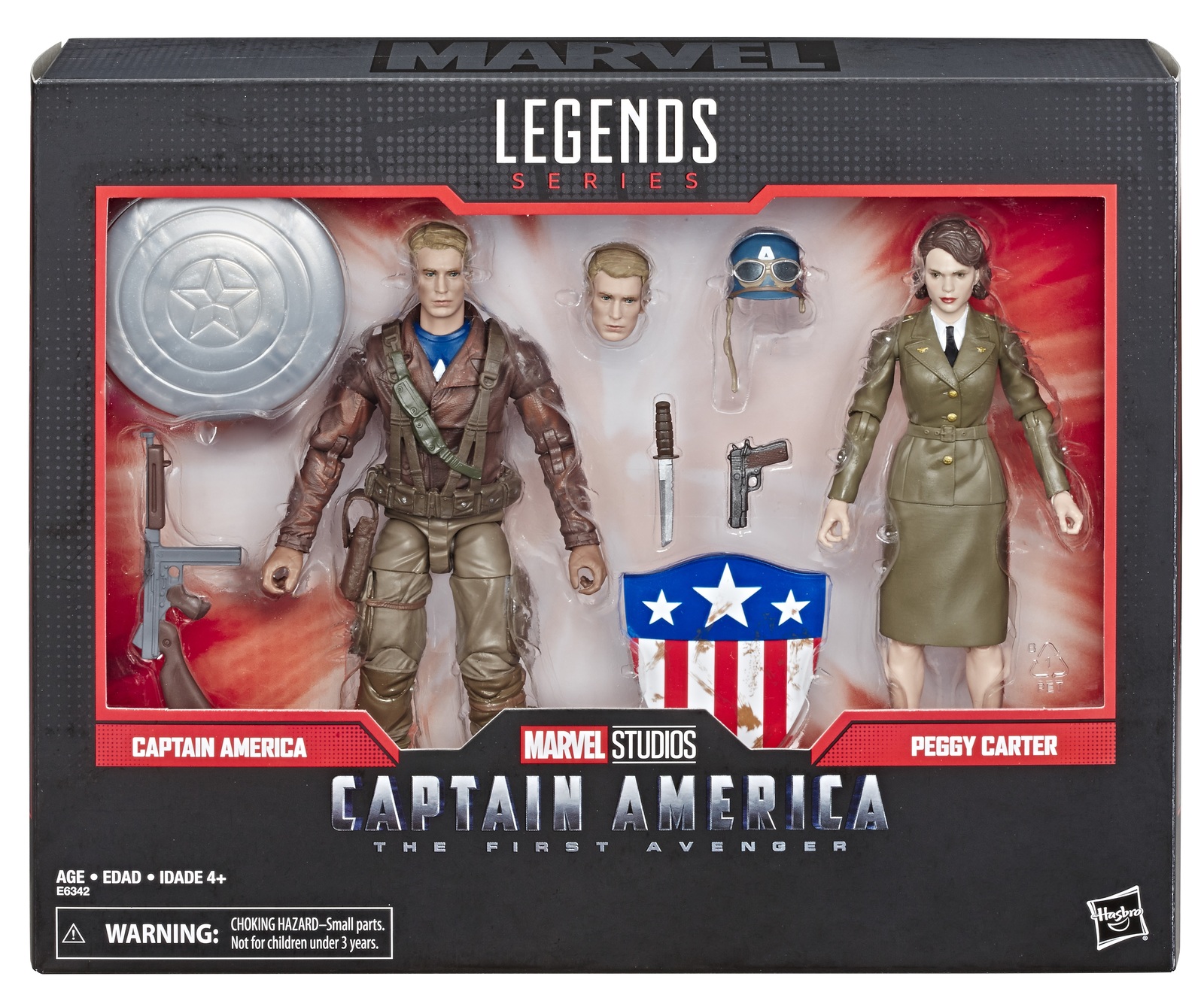 Marvel Legends Captain America & Peggy Carter Toy at Mighty Ape