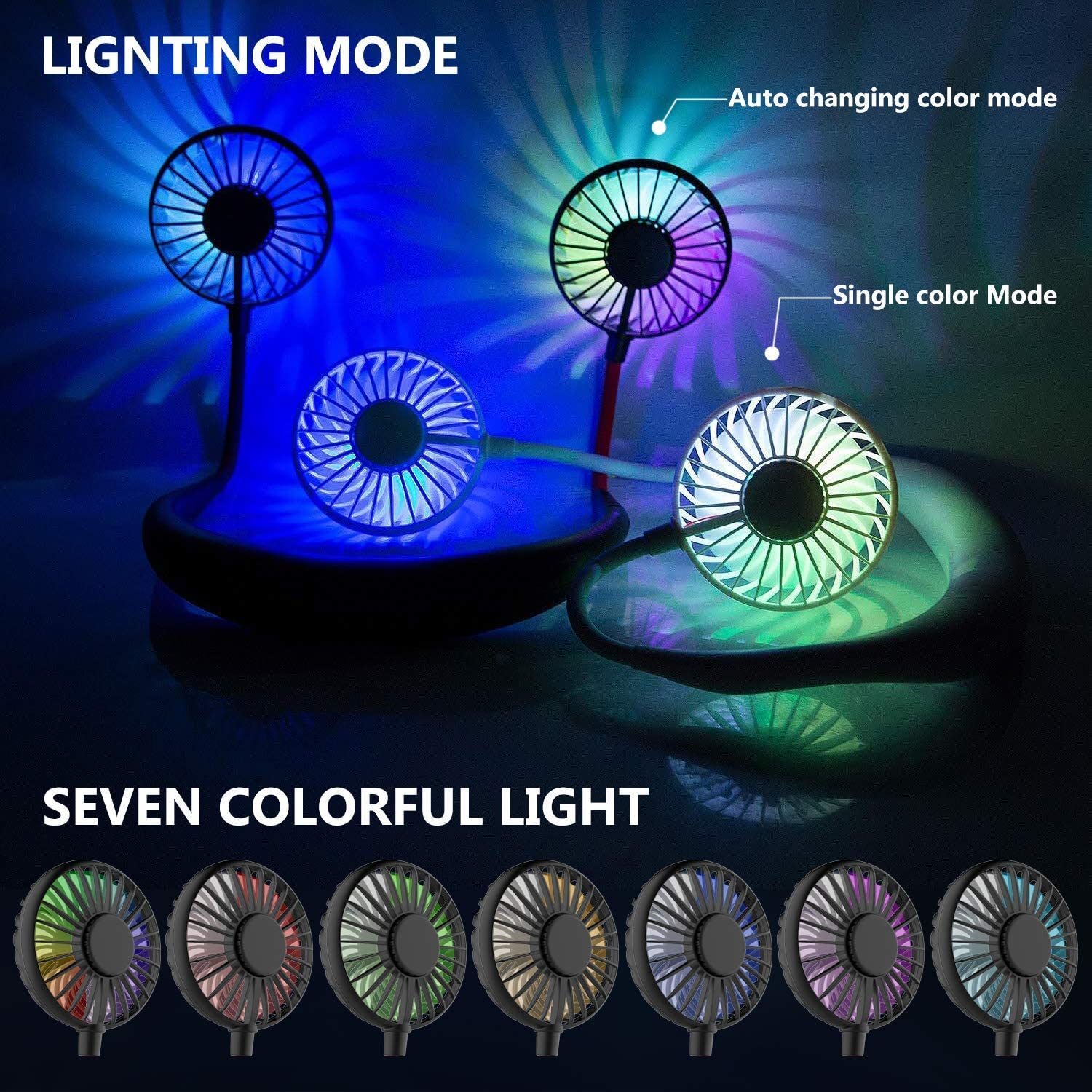 Ape Basics Mini Hand Free Neck Fan image