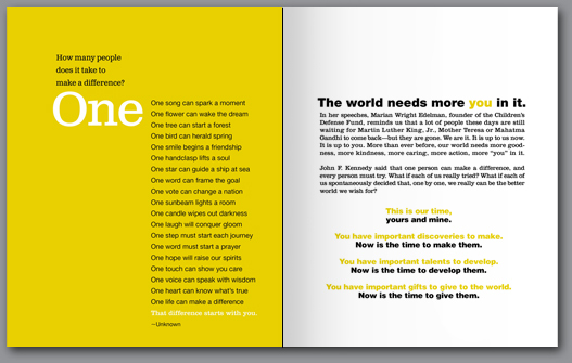 One: How Many People Does It Take to Make a Difference? by Dan Zadra image