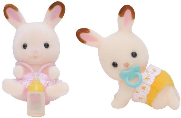 Sylvanian Families: Chocolate Rabbit Twin Babies Set image