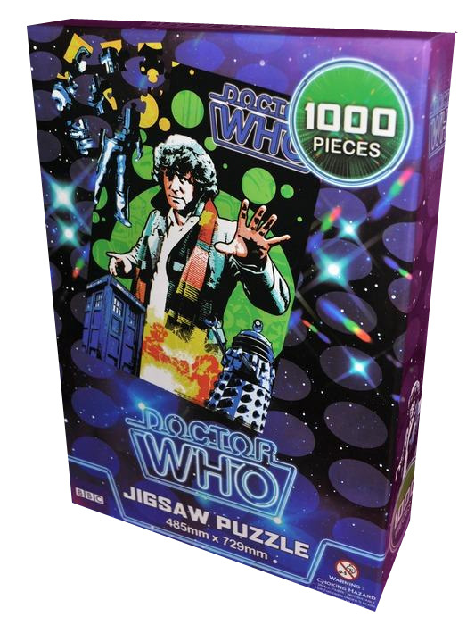 Doctor Who Retro Jigsaw Puzzle - Fourth Doctor image