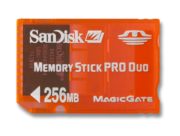 SanDisk MemoryStick Pro Duo Gaming 256MB Memory