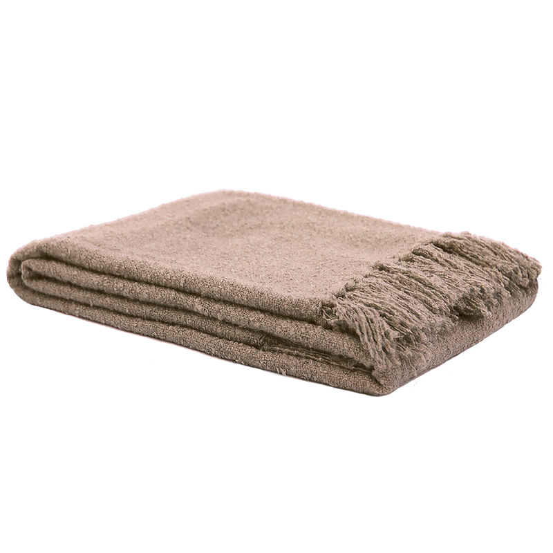 Bambury Boucle Throw Rug (Latte) image