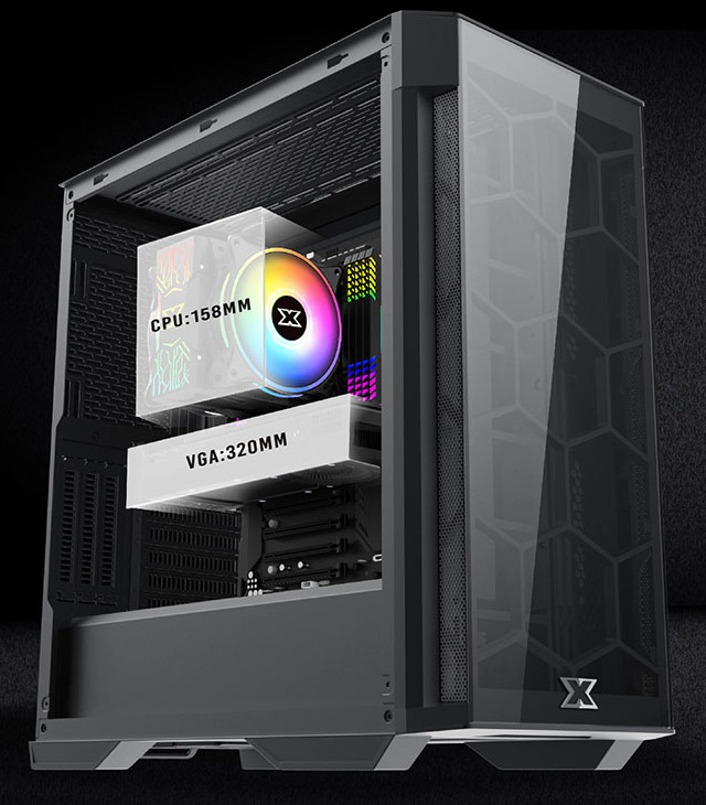 Xigmatek Vera Tempered Glass Mid Tower Case