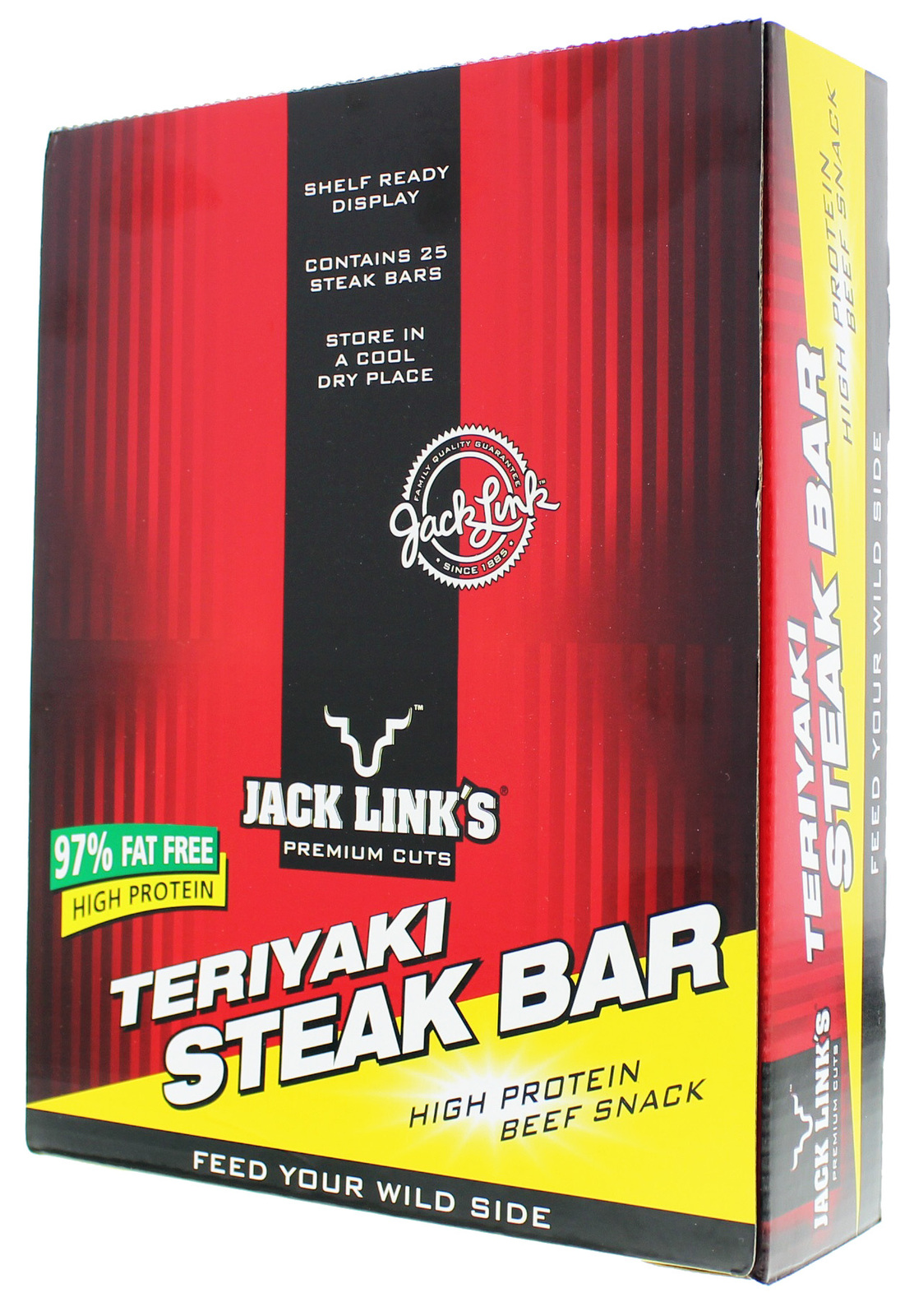 Jack Links Beef Steak Bar Teriyaki 25g x 25 pack image