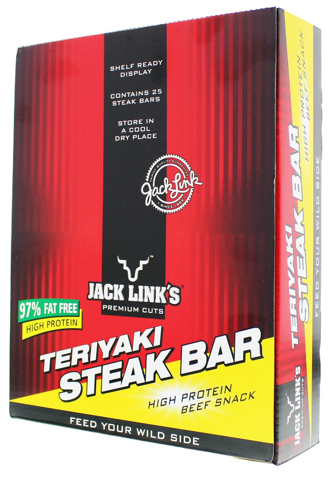 Jack Links Beef Steak Bar Teriyaki 25g (12 Pack) image