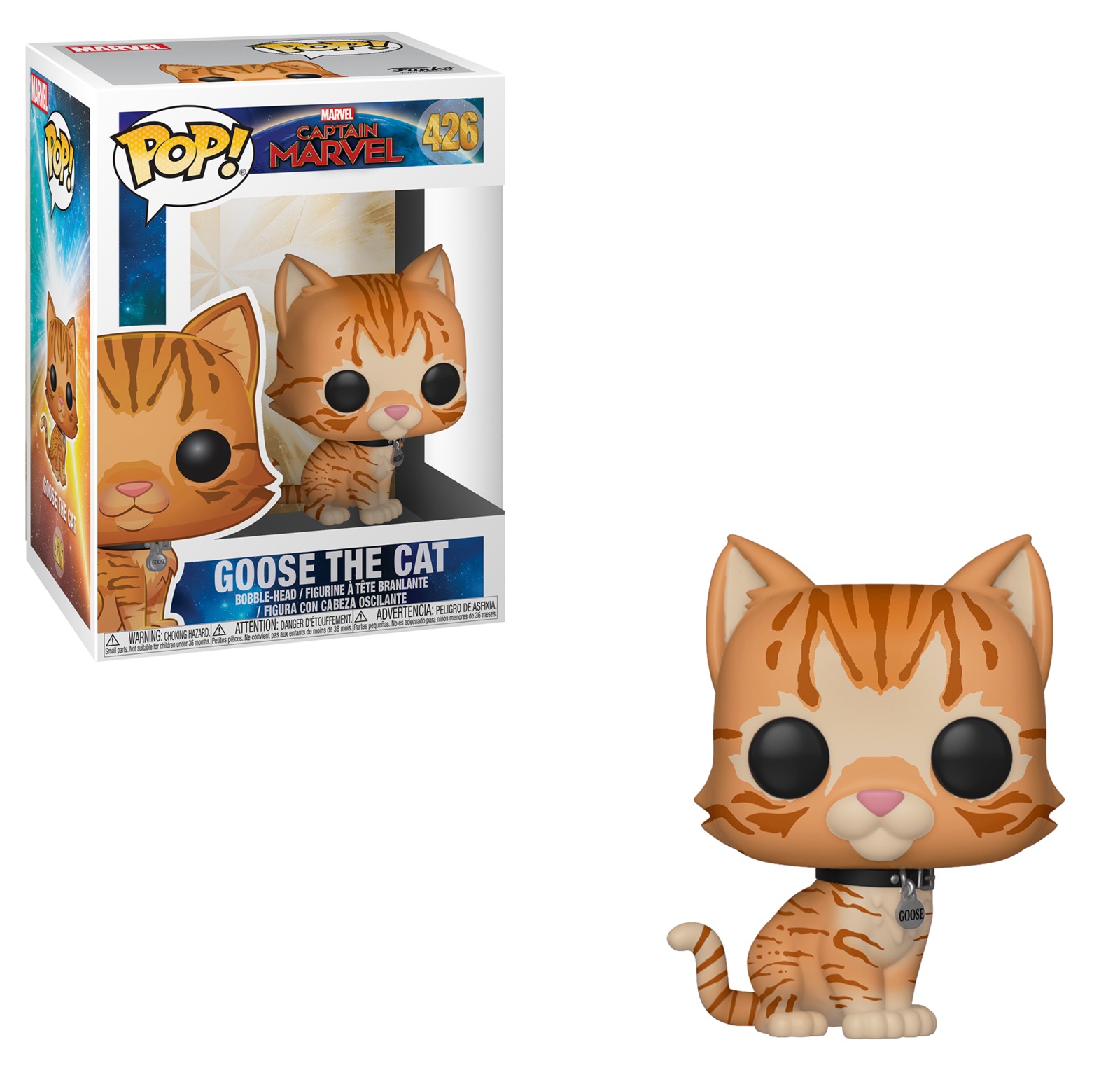 Captain Marvel - Goose the Cat Pop! Vinyl Figure image