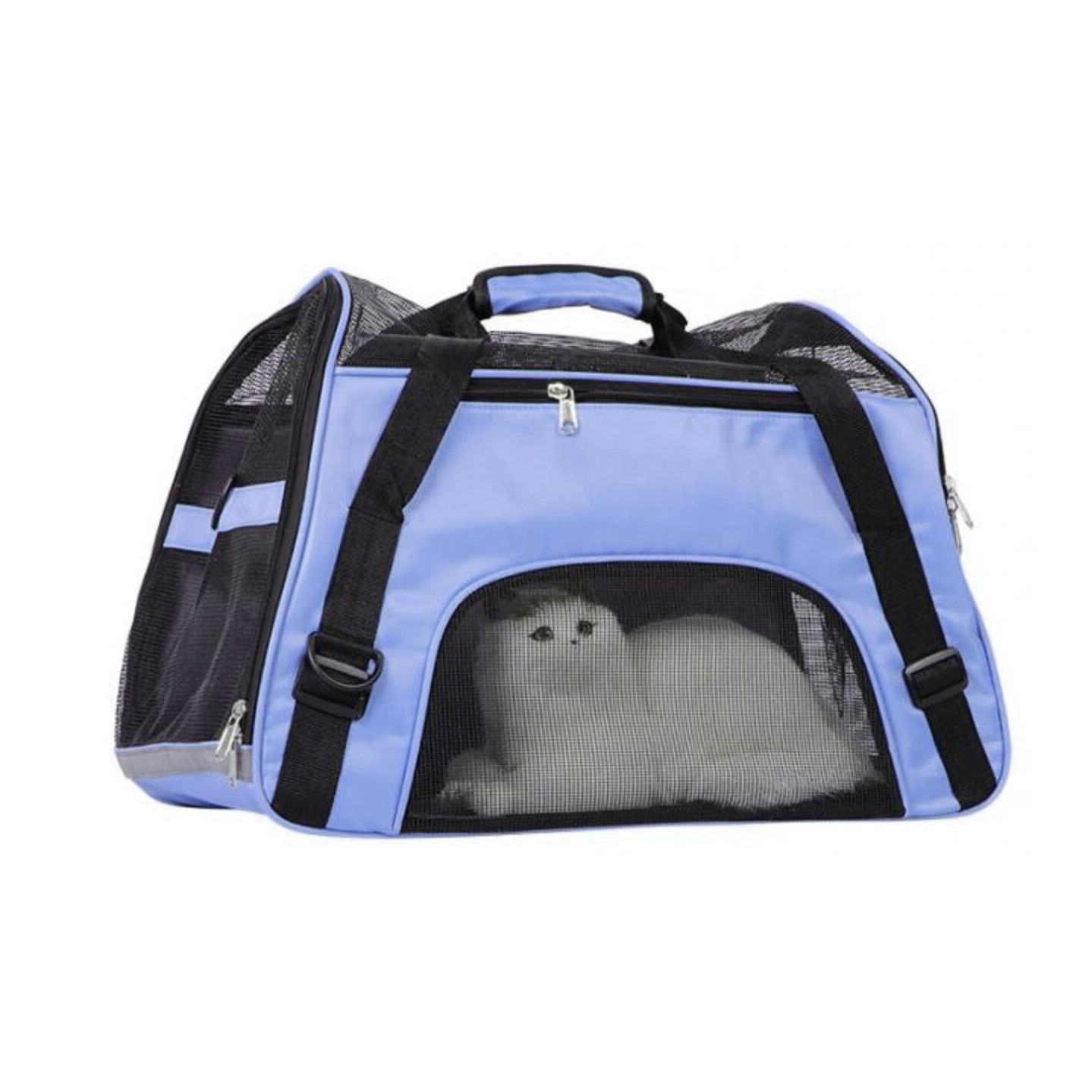 Ape Basics: Single Shoulder Pet Travel Bag Folding Mesh Handbag image