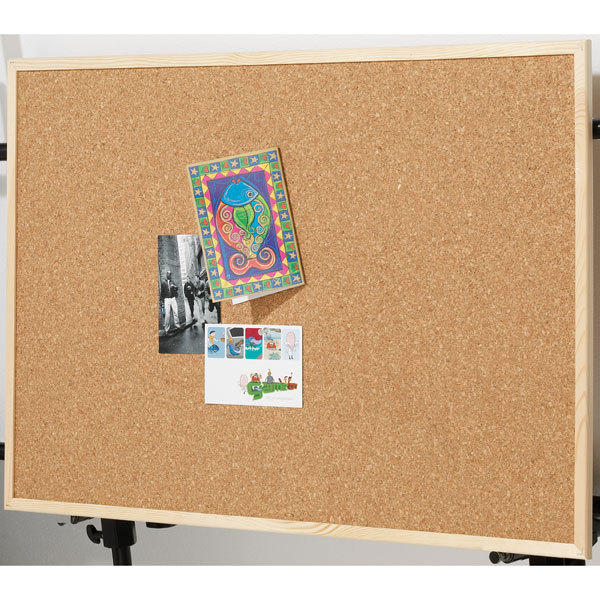 Quartet Pine Frame Cork Board - 900mm x 600mm image