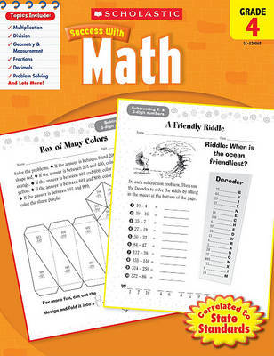 Scholastic Success with Math: Grade 4 Workbook image