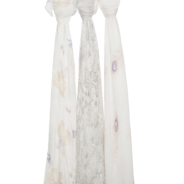 Buy Aden + Anais Bamboo Swaddle Featherlight (3 Pack Swaddling Wraps) at Mighty Ape NZ
