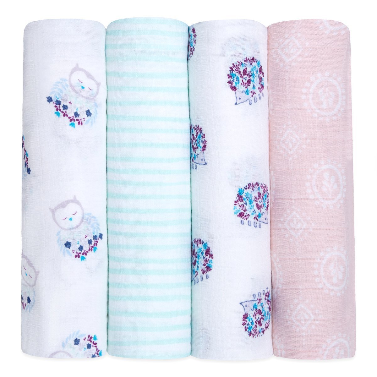 Aden + Anais: Classic Swaddle - Thistle (4 Pack) image