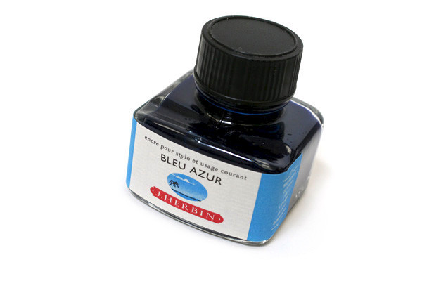 J Herbin: Fountain Pen Ink - Blue Azure (30ml) image