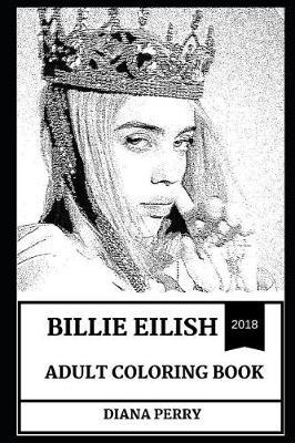Download Billie Eilish Adult Coloring Book | Diana Perry Book | Buy Now | at Mighty Ape NZ