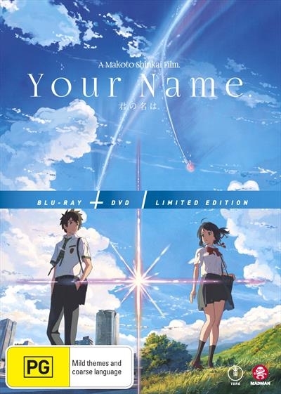 Your Name - Limited Edition (DVD / Blu-ray Combo) on DVD, Blu-ray