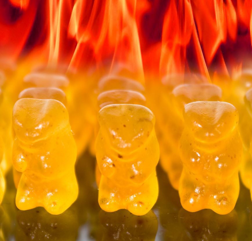 Evil Hot Gummi Bears 250g at Mighty Ape NZ