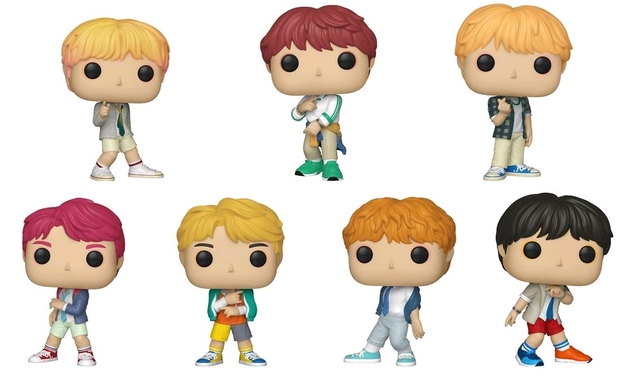 Bts Bangtan Boys Pop Vinyl 7 Pack At Mighty Ape Australia