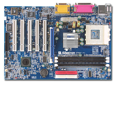 Albatron Motherboard KX600S PRO - SKT A SATA+LAN+5.1 SOUND - 400FSB