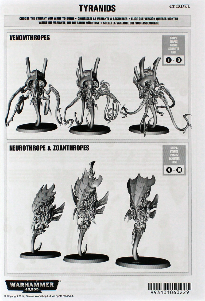 Warhammer 40,000 Tyranid Venomthropes/Zoanthropes image
