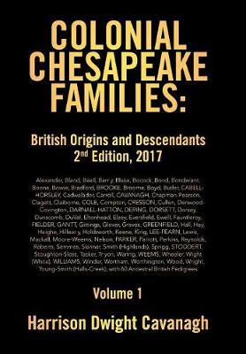 Colonial Chesapeake Families by Harrison Dwight Cavanagh image