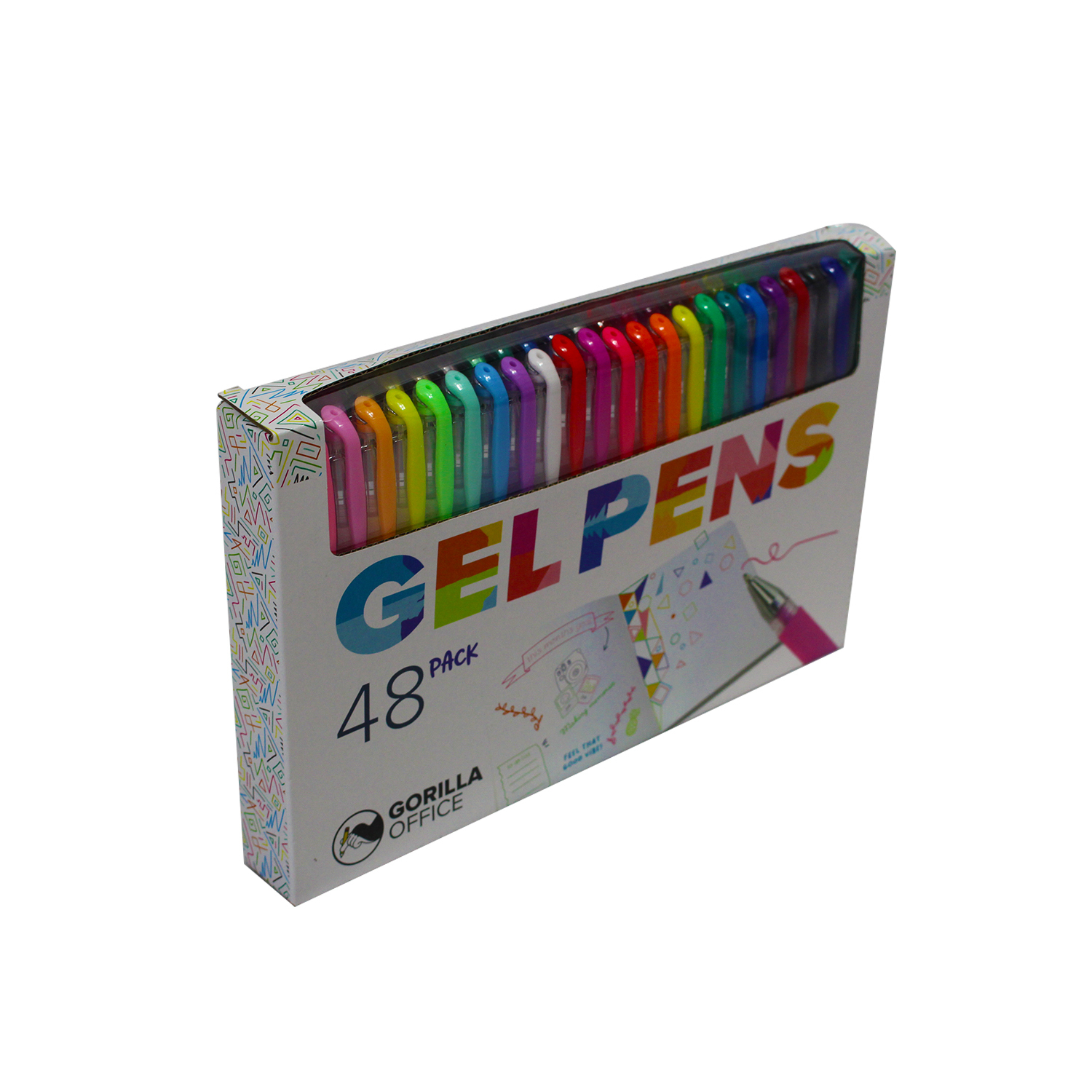 Gorilla Office: Gel Pens - 48 Pack image