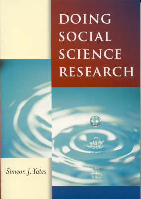 Doing Social Science Research by Simeon J. Yates image
