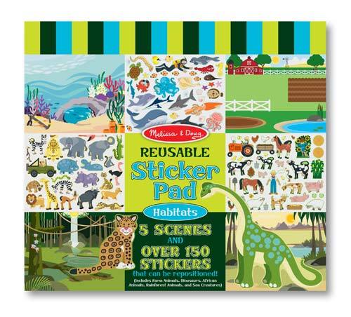 Melissa & Doug: Habitats Reusable Sticker Pad