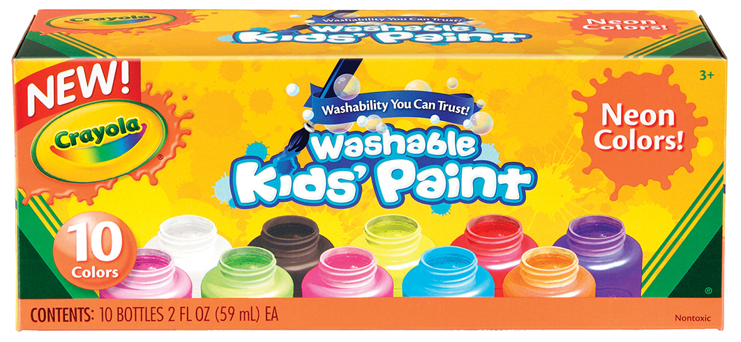 Crayola: Washable Neon Paint Pack - 10 Colours image