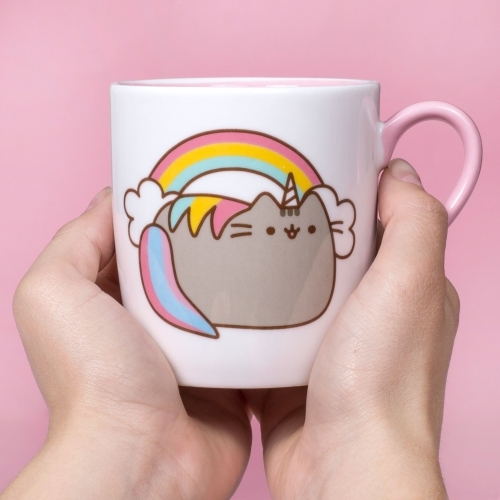 Pusheen the Cat Socks in a Mug - Pusheenicorn