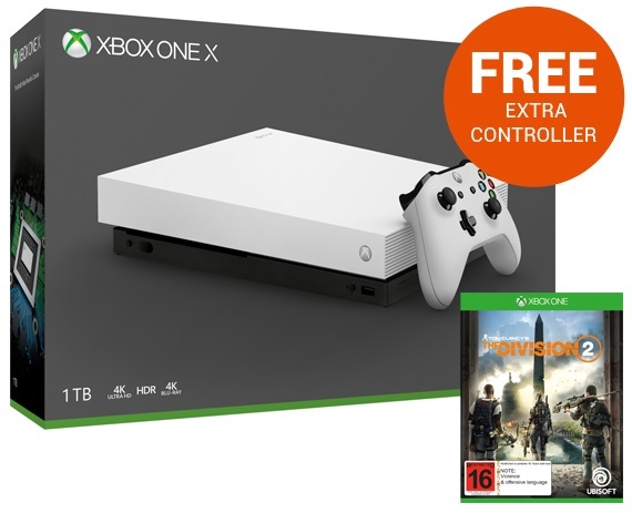Xbox One X 1TB Tom Clancy's The Division 2 Console Bundle - White for Xbox One image