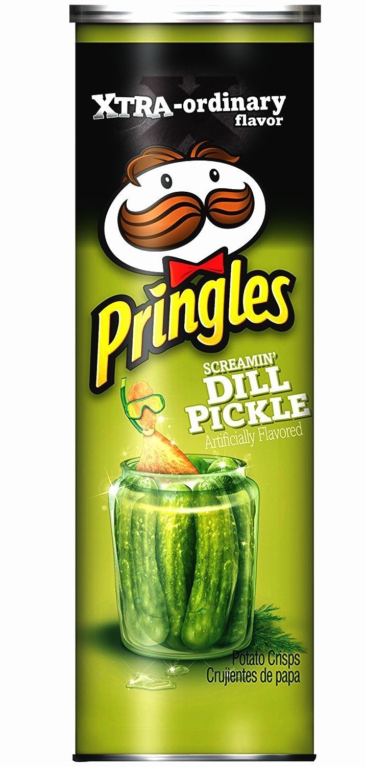 Pringles Large Screamin' Dill Pickle 158g at Mighty Ape NZ
