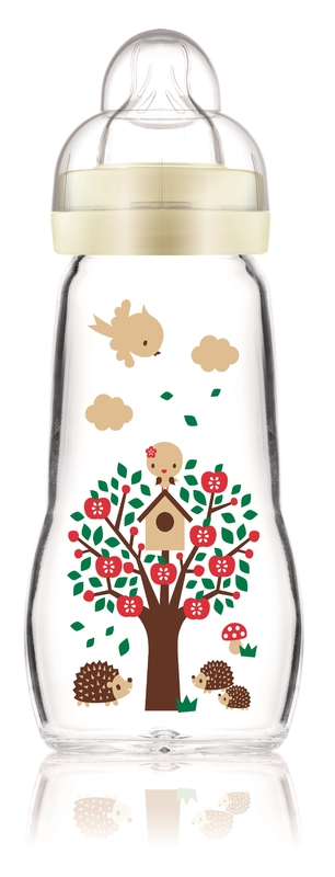 mam feel good glass bottle 260ml