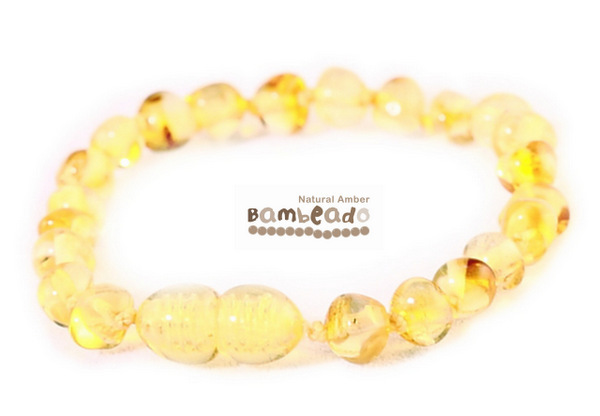 Bambeado Amber Bracelet Baby Bud - Lemon image