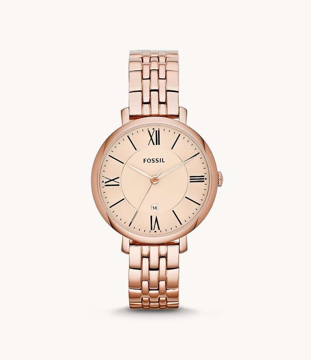 Fossil Jacqueline Watch Rose Gold Women's at Mighty Ape NZ