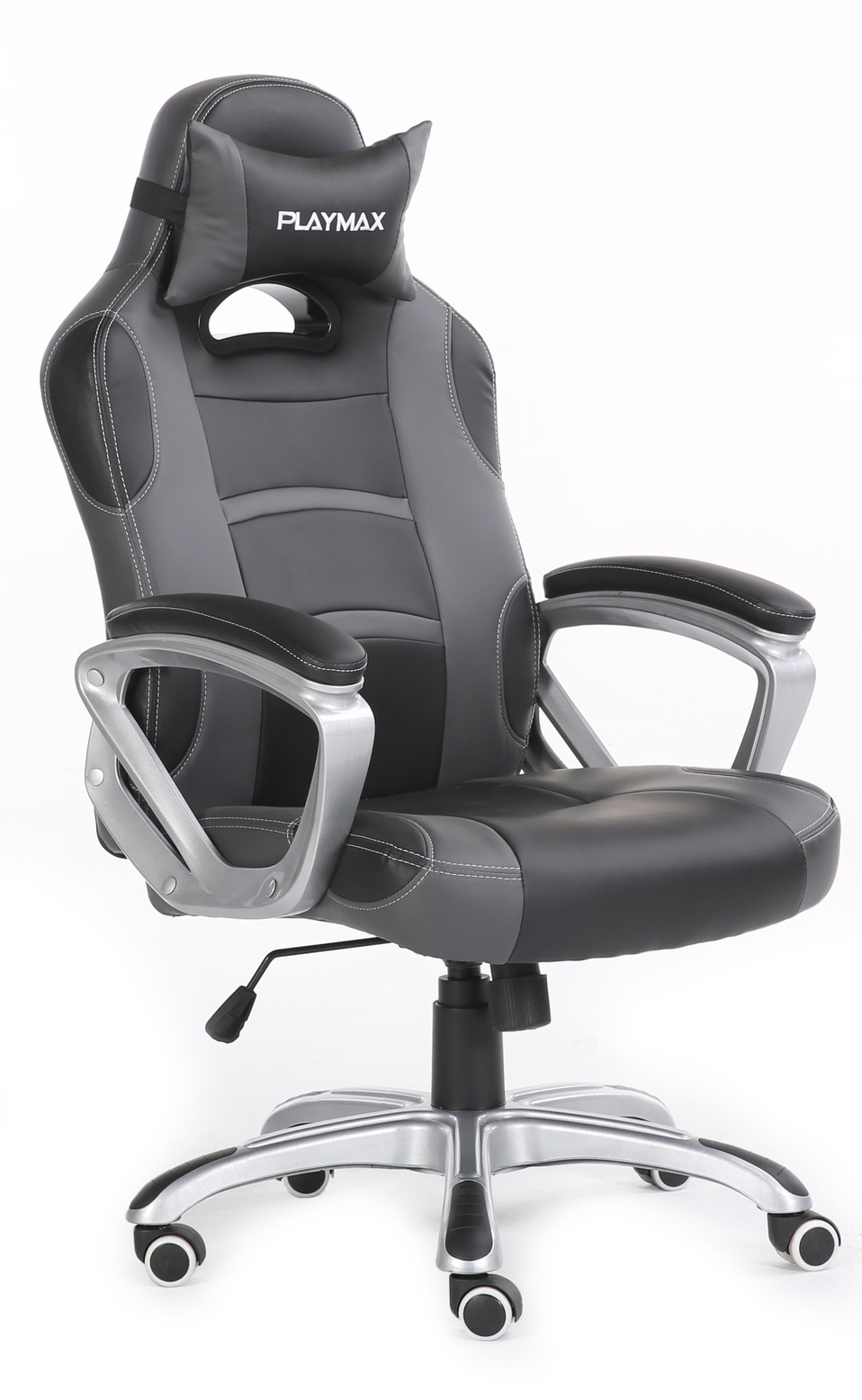 Playmax Gaming Chair Steel Grey for image