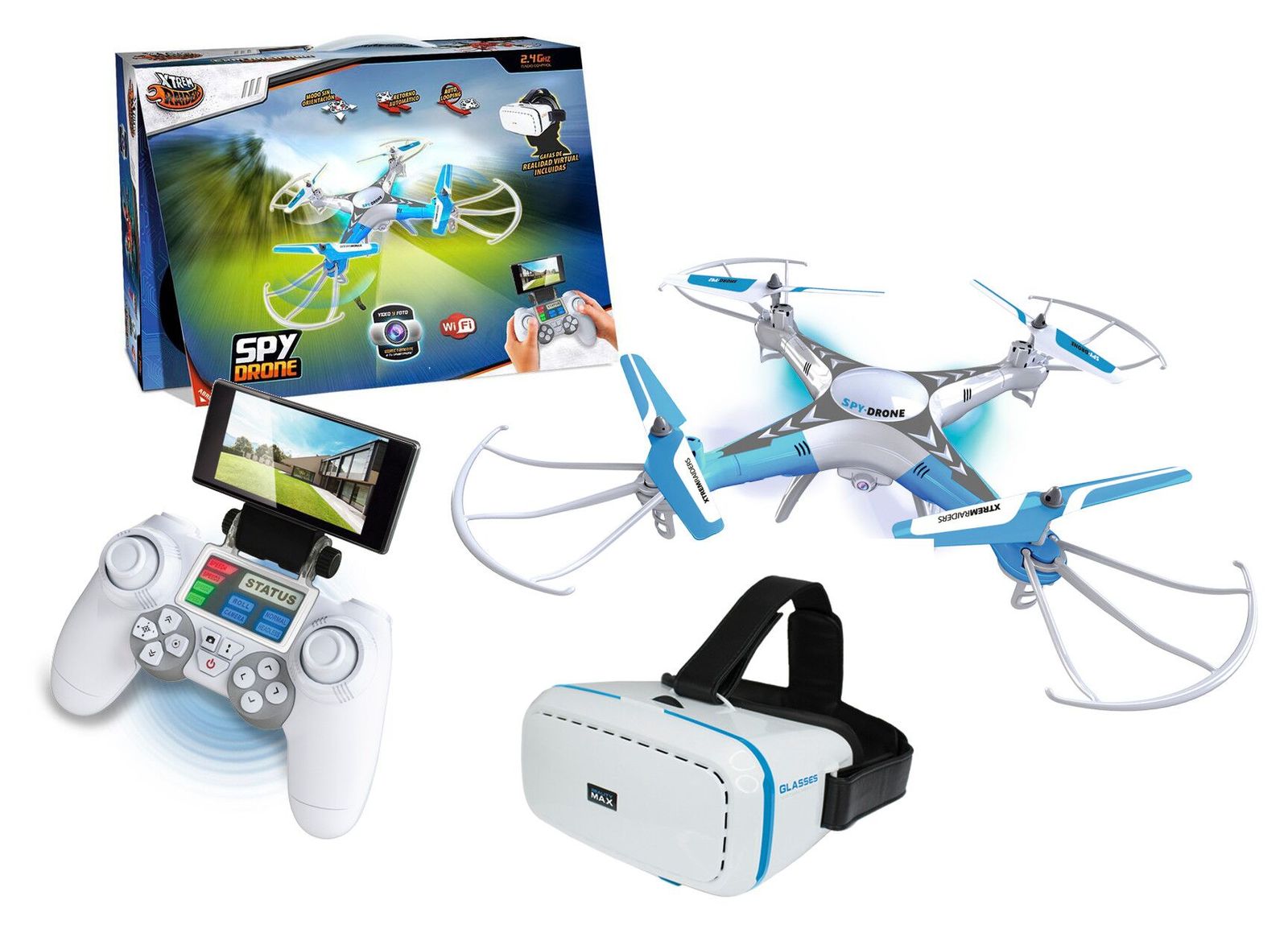Spy Drone with FPV Headset image